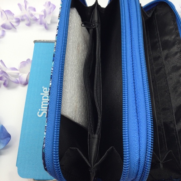 Ladies quilted wallet double zip new - Picture 8 of 9